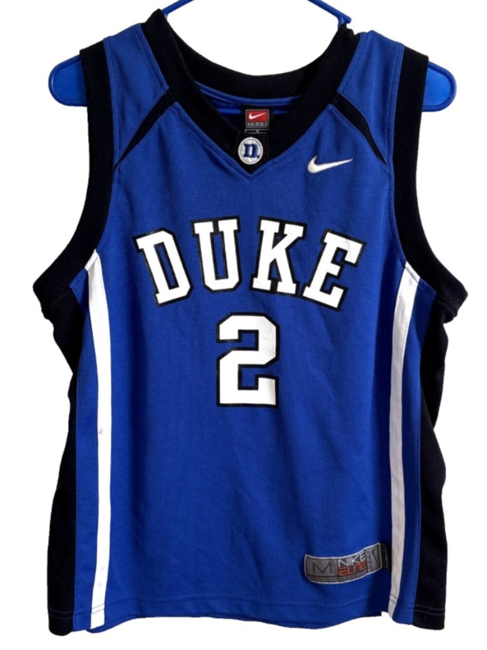 Duke Basketball Nike Elite Authentic Jersey Collegecore Game Day Blue Black Size